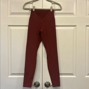 lululemon Align High-Rise Pant 27” in Mulled Wine Womens Size 4